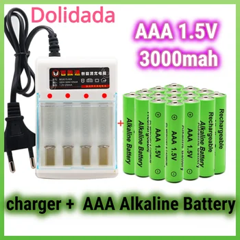 1,5 V 3000mah, AAA Šarminės Baterijos AAA tipo akumuliatorius, skirtas Nuotolinio Valdymo Žaislas, Batery Dūmų signalizacija su įkroviklis
