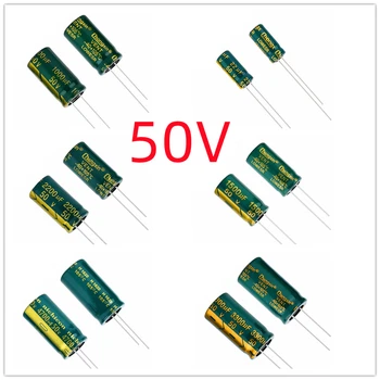 10/50/100 Vnt./Daug 50V 680uF CINKAVIMAS Aukšto Dažnio Aliuminio Elektrolitinių Kondensatorių