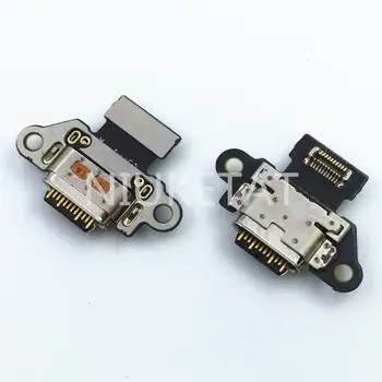 10vnt Micro USB Jungtis socket Duomenų įkrovimo lizdas uodegą kištuką Flex Kabelis Motorola Moto X4 X 4 XT1900 Mini USB
