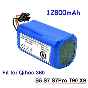 14,8 v 12800mah Roboter-staubsauger Batterie Pack für Qihoo 360 S5, S7 S7Pro T90 X9 Robotų Staubsauger ersatz Batterien