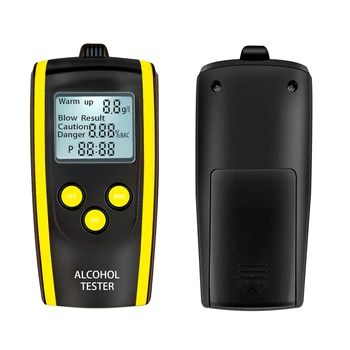 1PCS Mini Skaitmeninis Alkoholio Testeris Nešiojamą Policijos Alkoholio Kvapą Breathalyzer Testeriai Analizatorius LCD Detektorius Ekranas HT611