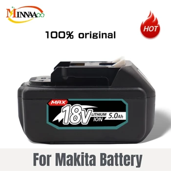 2023 Originalus Makita 18V BL1860 BL1850B BL1850 BL1840 BL1830 BL1820 BL1815 LXT-400 Pakeisti Ličio Baterija