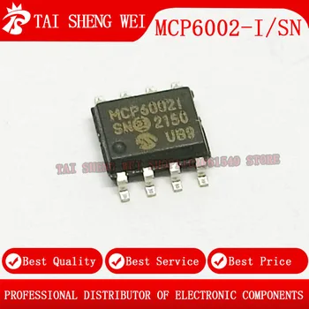 20PCS MCP60021 MCP6002-NĖRA MCP6002I SOP-8 IC