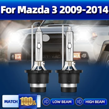 35W HID Xenon Lemputes D2S Automobilių Žibintų 20000LM Auto Lemputė 12V 6000K Balta Mazda 3 2009 2010 2011 2012 2013 2014