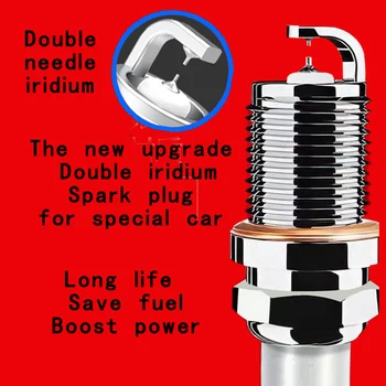 4-6pcs Iridium Power IT20 5326 žvakės tinka Chevrolet Peugeot Pontiac Audi Lincoln Mercury 