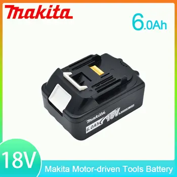 6.0 Ah 18V Makita Originalus BL1830 6000mAh BL1815 BL1860 BL1840 194205-3 Li-IonBattery Keičiamų Įrankio Baterija