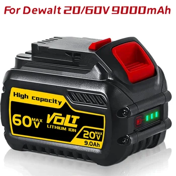 9000mah Flexvolt 120V 60V 20V Bateria Substituição Fer ramen tas Bohrmaschine Bateria dcb606 dcb612 dcb609 dcb200