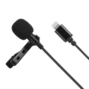 Aukštos Kokybės Laidinio Dinaminis Lavalier Microphone Išmaniųjų Telefonų Sąsaja