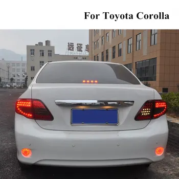 Automobilio Stilius Toyota Corolla užpakalinis žibintas Asamblėjos 2009-2010 LED Veikia + Stabdžiu + Atvirkštinės Šviesos Posūkio Signalas Liekamosios Lempos