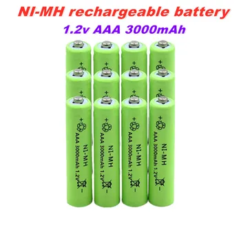 Batterie NIMH Įkraunamos AAA 100% supilkite jouets télécommandés, nouveauté 1.2 V AAA 3000mAh