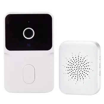 Belaidžio ryšio Fotoaparatą Doorbell USB Saulės Įkrovimo App Nuotolinio HD Vaizdo Doorbell Smart Doorbell Su 120 Plataus Kampo Objektyvas, Baterija