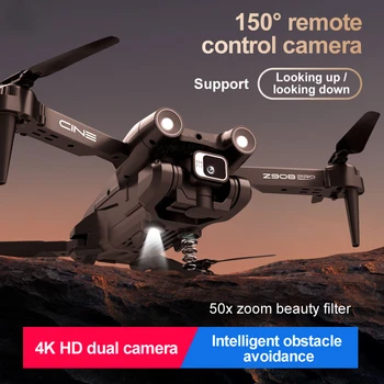 Drone Profesionalus 4K HD Kamera, Mini Dron Optinio Srauto Lokalizacijos Trijų Pusių Kliūčių Vengimo Quadcopter Žaislą Dovanų