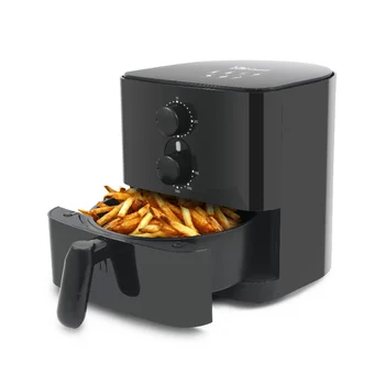 Elite Gourmet 1Qt Kompaktiškas Oro Fryer, Juoda maquina de lavar roupa oro fryer priedai