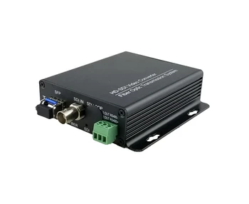 Ho-Link 3G-SDI skaitmeninio į analoginį modemą pluošto video converter su įterptais audio 1 x grąžinti RS485 duomenų (mini) remti 1080p/60 hz