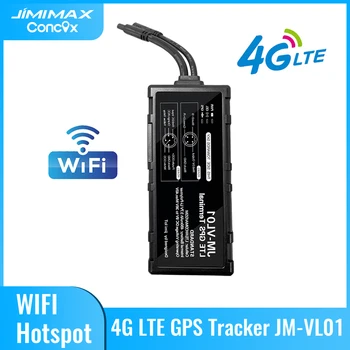 JIMIMAX VL01LA Transporto Seklys 4G Wi-fi Hotspot GPS Sekimo Prietaisas Stop Variklio Nuotolinio RS485 Vielos Multi Signalizacijos Anti-thieft Locator