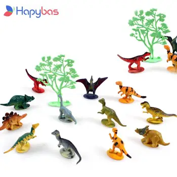 Karšto pardavimo Originalaus Dinozaurų Pasaulyje, 12pcs/set Modelis gyvūnų PVC medžiagos Imitavimo modelį dinozaurų Žaislai, Vaikų Dovanų