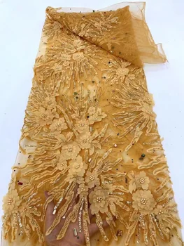 Nauja Europos Nėrinių Aplikacija Zawalcowany Akmenys + 3D trimatis Gėlių Tuščiaviduriai Suknelė Vestuvių Priedai