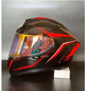 Naujas full-face SHOEI X14 juoda ir raudona H2 šalmas motociklų krosas motociklų jojimo šalmas De Motocicleta Kasko