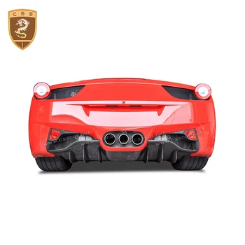 Naujausio Dizaino Sausas Anglies Pluošto Galinis Lip už Ferrari 458 OEM Stiliaus Automobilių Reikmenys