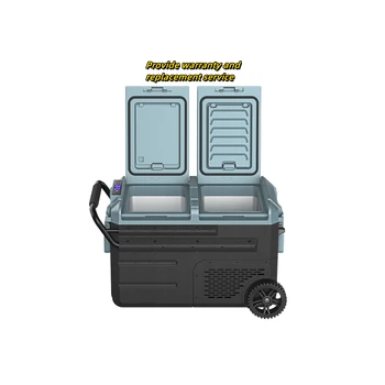 Nešiojamų Dvigubos Durys 12v Šaldytuvas Šaldiklis Šaldytuvas 40L Automobilių Šaldytuvas Elektros Šaldytuvas Lauko