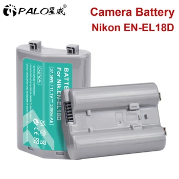 Palo LT-EL18D LT-EL18a LT-EL18b LT-EL18c Fotoaparato Baterija Nikon Z9 D6 D5 D4S D800 D810 D850 D500 MB-D17 MB-D18 Baterijos Rankena
