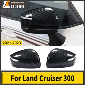 Toyota Land Cruiser 300 2021 M. 2022 M. 2023 M galinio vaizdo Veidrodį Apima LC300 Išorės Apdailos Priedai patobulinta Paieška VXR GXR