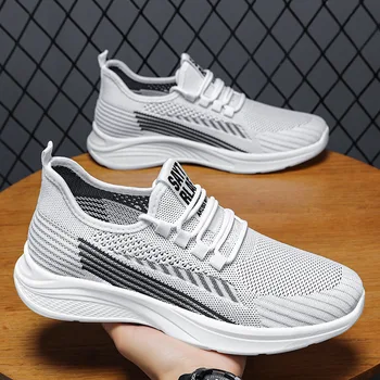 Vyriški batai 2023 pavasarį nauja tendencija vyriški batai kvėpuojantis nėriniai-up bėgimo bateliai korėjos versija atsitiktinis šviesos vaikščiojimo batai vyrams