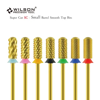 WILSON Super Cut SC - Mažas Barelį Sklandžiai Viršuje BitsNail grąžtai Pašalinti gelio Įrankiai, vinys Nemokamas pristatymas