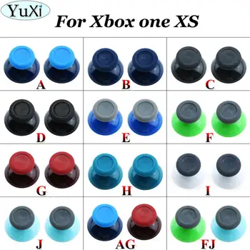 YuXi XBOX ONE X & XBOX ONE S Valdytojas Analog Joystick Bžūp Nykščio Rankena stick mygtuką Raudona Mėlyna Žalia Pilka, Juoda