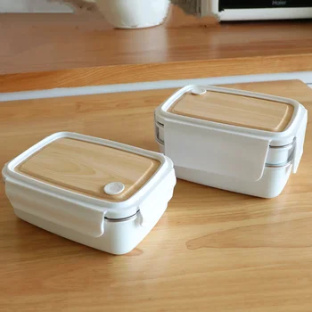 Šilumos Priešpiečių Dėžutė Nešiojamų Japonų Stiliaus Bento Box Nerūdijančio Plieno Bento Pietūs Lauke Vaikams Biuro, Virtuvės Reikmenys
